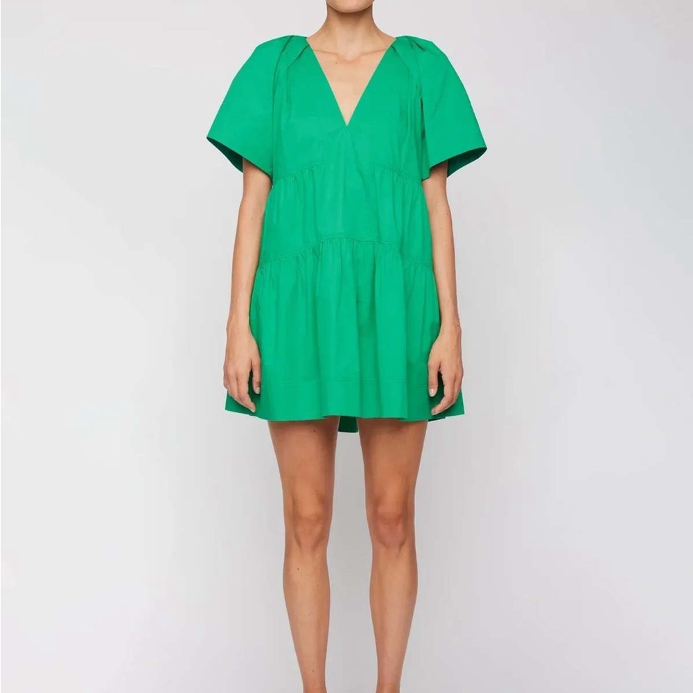 ALC Green Flutter Sleeve Sundress